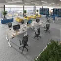 Elev8 Contract Straight Sit-Stand Desk